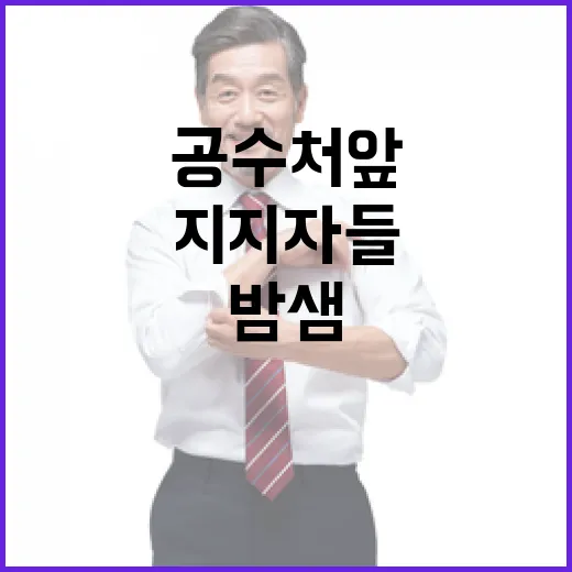 공수처 앞 긴장 지…