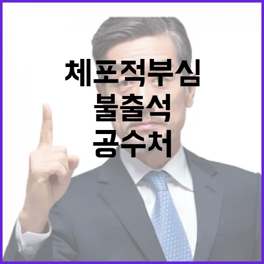 체포적부심 불출석 …