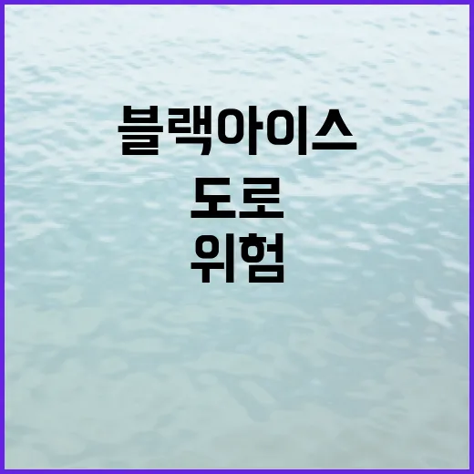 추위 경고 블랙 아…