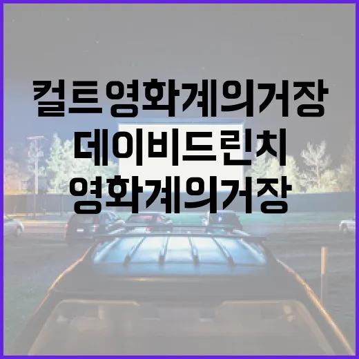 데이비드 린치 별세…