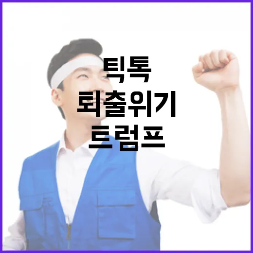 틱톡 퇴출 위기 돌…