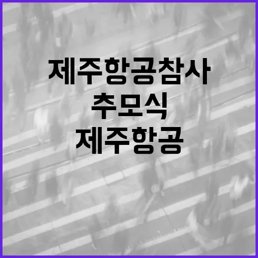 제주항공 참사 눈물…