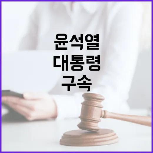 구속 대통령 윤석열…