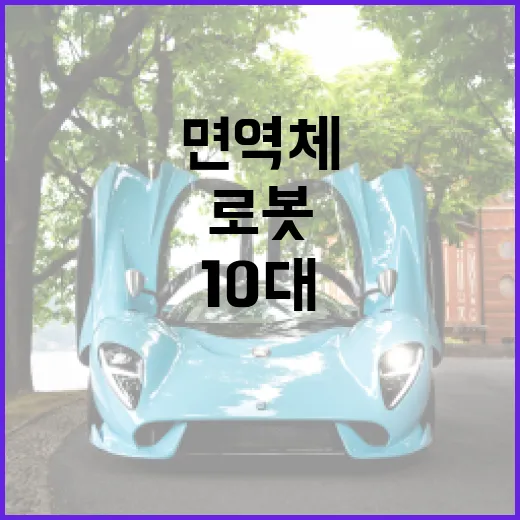 바이오 혁신 면역체 생물학적 로봇 포함 10대 기술!