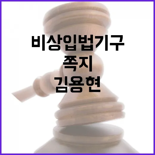 비상입법기구 쪽지 …