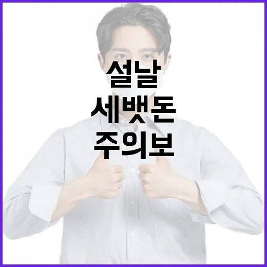 설날 사기 세뱃돈 …