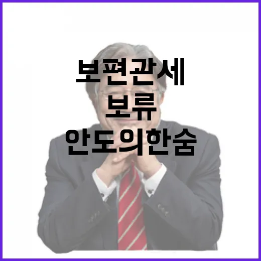 보편관세 보류 산업…