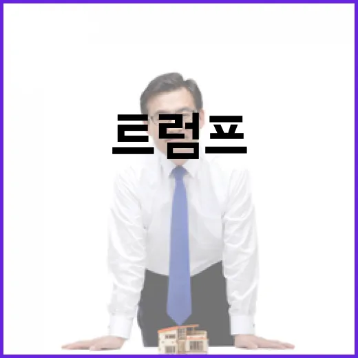 트럼프 호텔방 홍준…