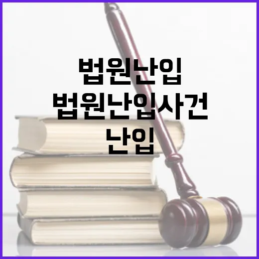 법원 난입 사건 경…