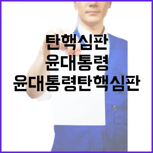 윤 대통령 탄핵심판…