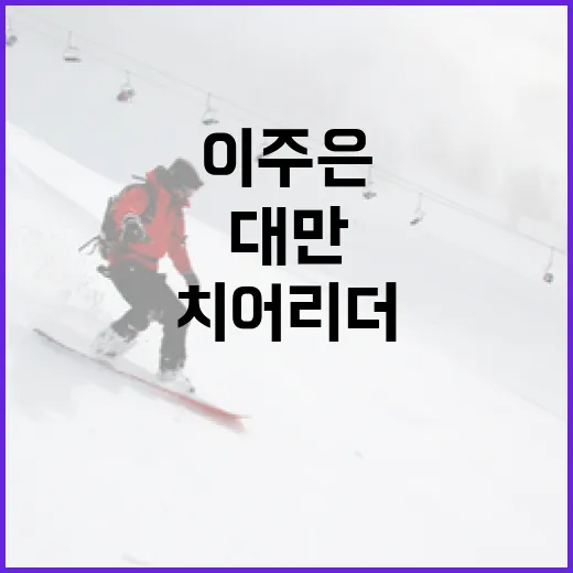 이주은 대만에서 치…