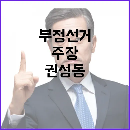 권성동 발언 부정선…