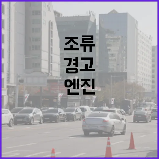 조류 충돌 드라마 엔진 깃털화와 가창오리의 경고