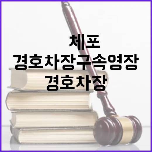 尹체포 논란 경호차…