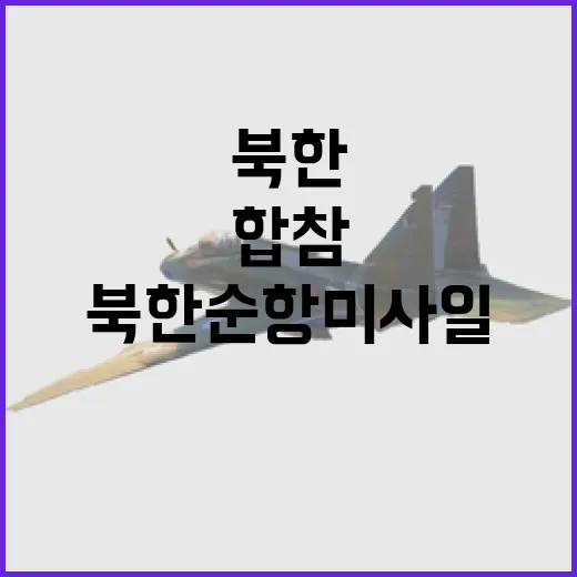 북한 순항미사일 발…