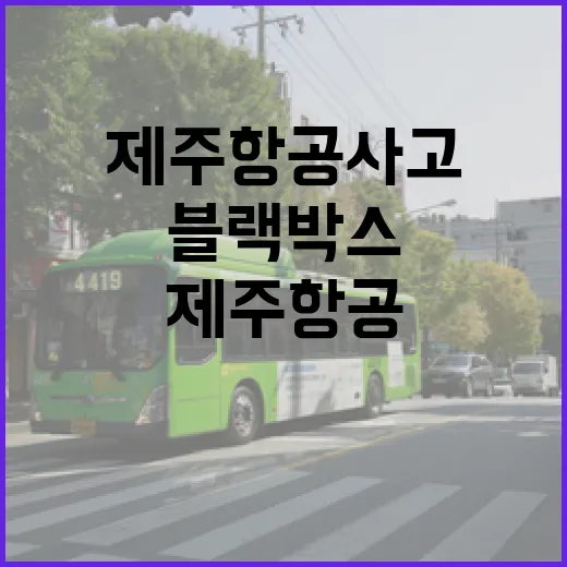 제주항공 사고 블랙…