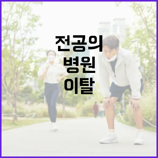 병원수술 회복 전공…