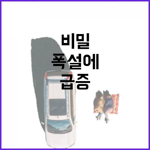 폭설에도 방문객 급…