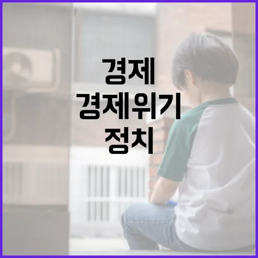 긴박한 경제 위기 정치로 해결 방안은?