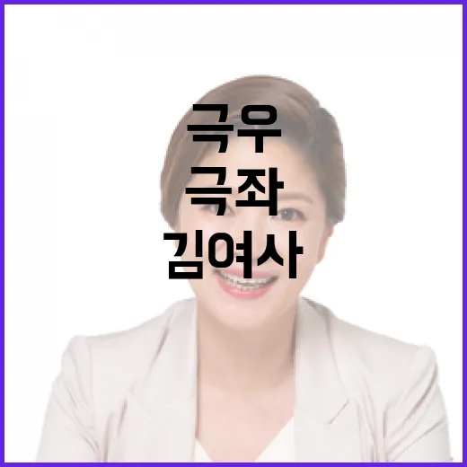 김여사 발언 공개 극우와 극좌의 미래?