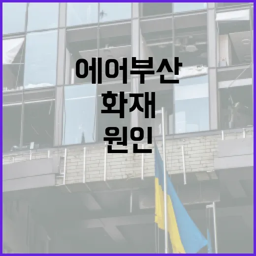 에어부산 화재 원인…