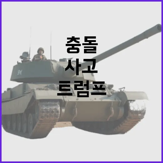 트럼프 충돌사고 참…