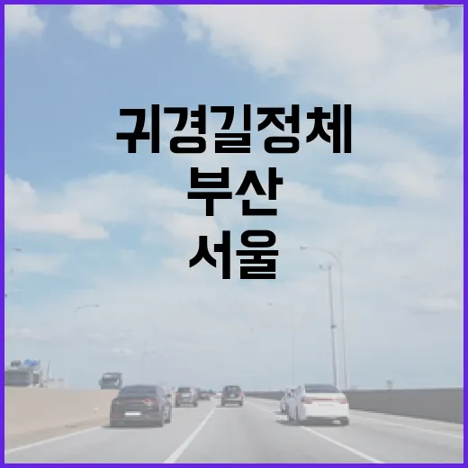 부산 서울 대이동 …