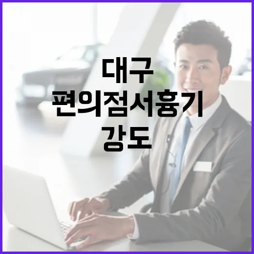 대구 강도 편의점서…