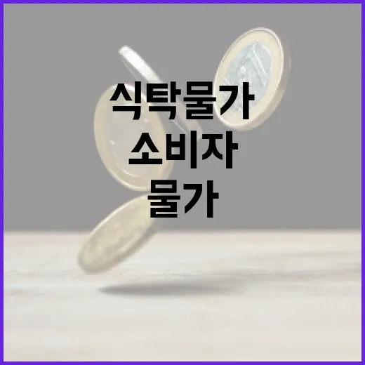 식탁물가 미국 소비…