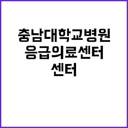 [세종] 계약직 전문의(응급의료센터) 모집공고