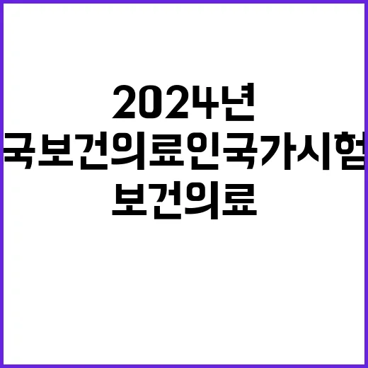 2024년도 제1차 한국보건의료인국가시험원 신규직원 채용 공고