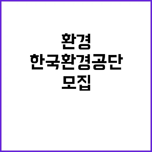 한국환경공단 비정규…