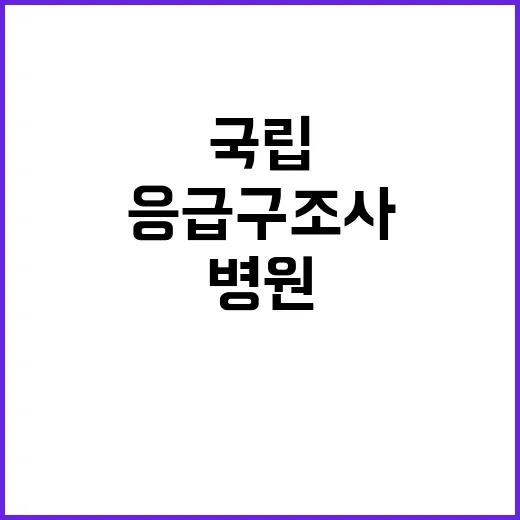 계약직(응급구조사) 채용공고