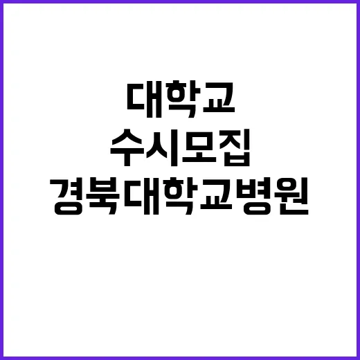 경북대학교병원 정규…