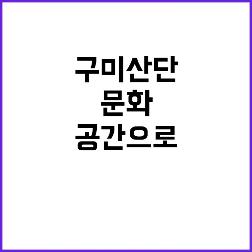 구미 산단 복합문화…