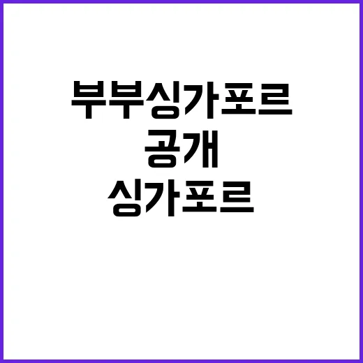 윤석열 부부 싱가포…