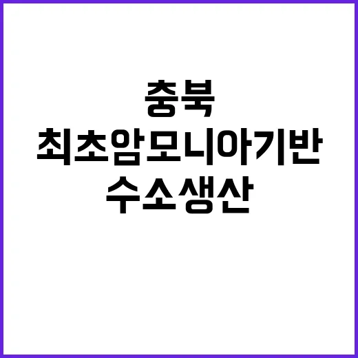 세계 최초 암모니아…