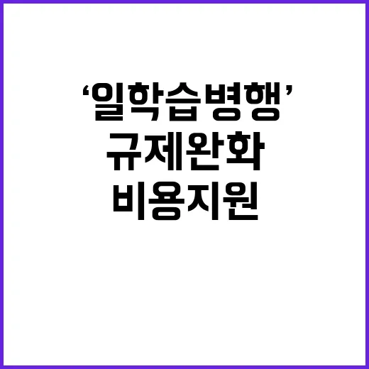 ‘일학습병행’ 규제…