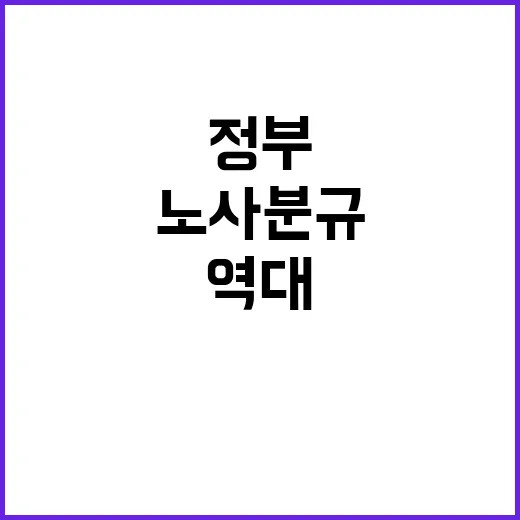 해소 고용부 역대 …