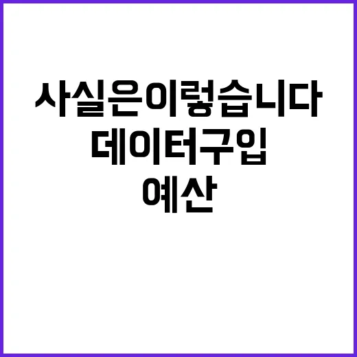 사실은 이렇습니다 …