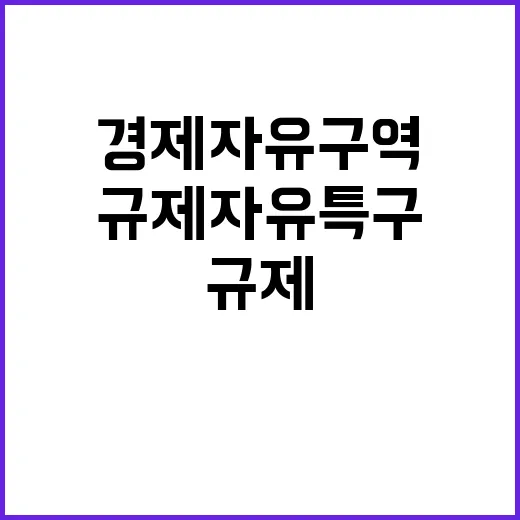 규제자유특구 경제자…