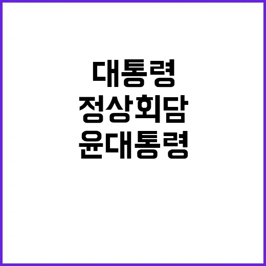 베트남 정상회담 윤…