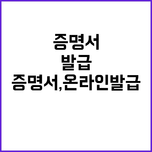 국방 증명서, 온라…