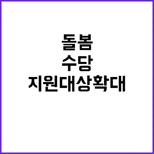 아이돌봄서비스 지원…