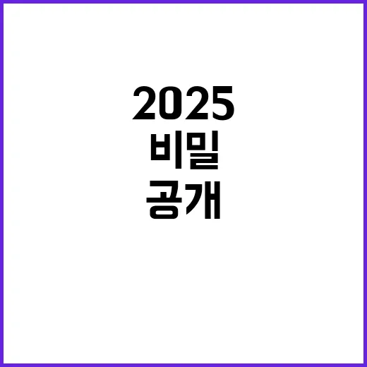 2025 예산안 살림살이 도움되는 비밀 공개!