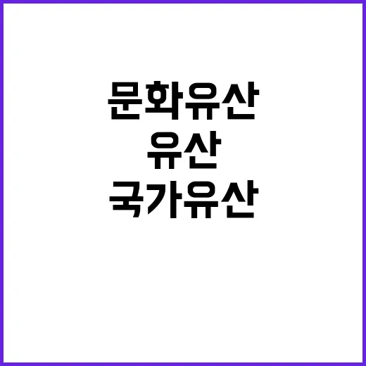 문화유산 환수 국가…