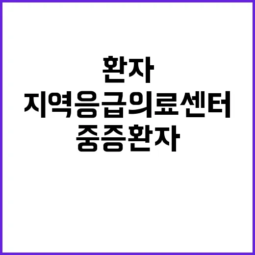 지역응급의료센터 중…