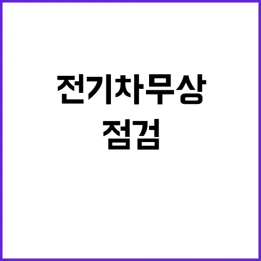 전기차 무상 점검 …