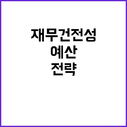 ICT예산 재무 건…