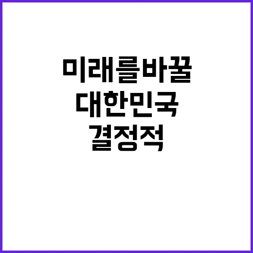 개혁 대한민국의 미…